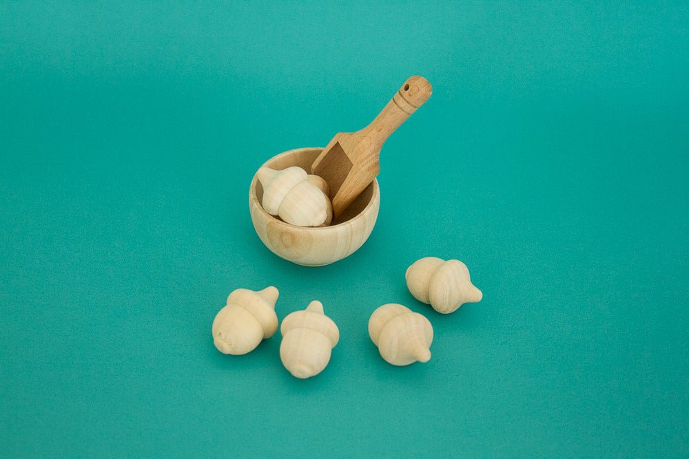 Avellana de Madera – Juego Sensorial y de Clasificación - Aipai