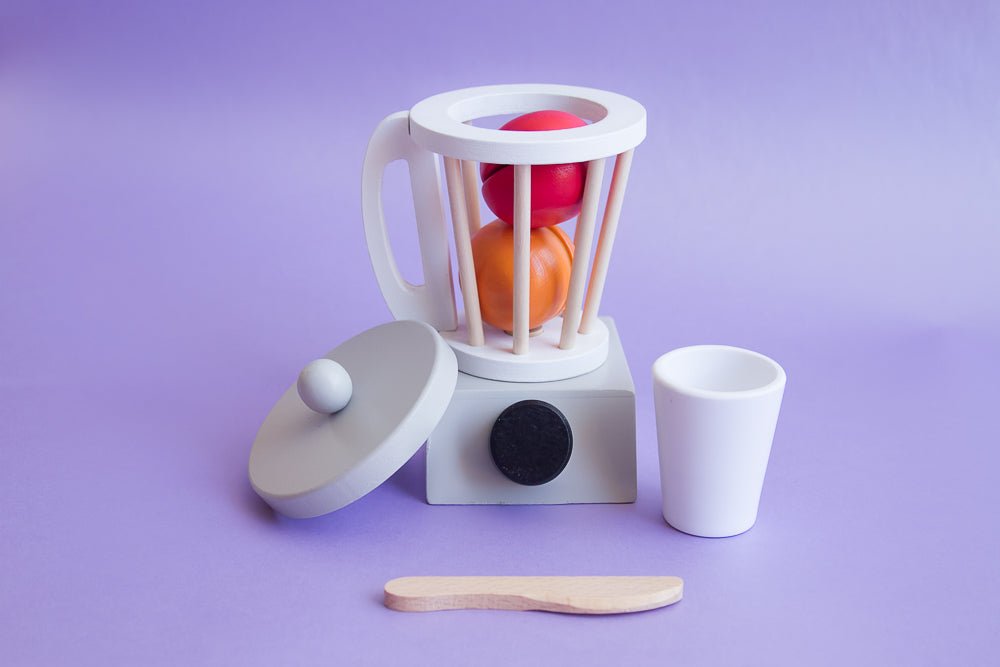 Licuadora de Madera – Electrodoméstico de Juguete para Juego de Cocina - Aipai