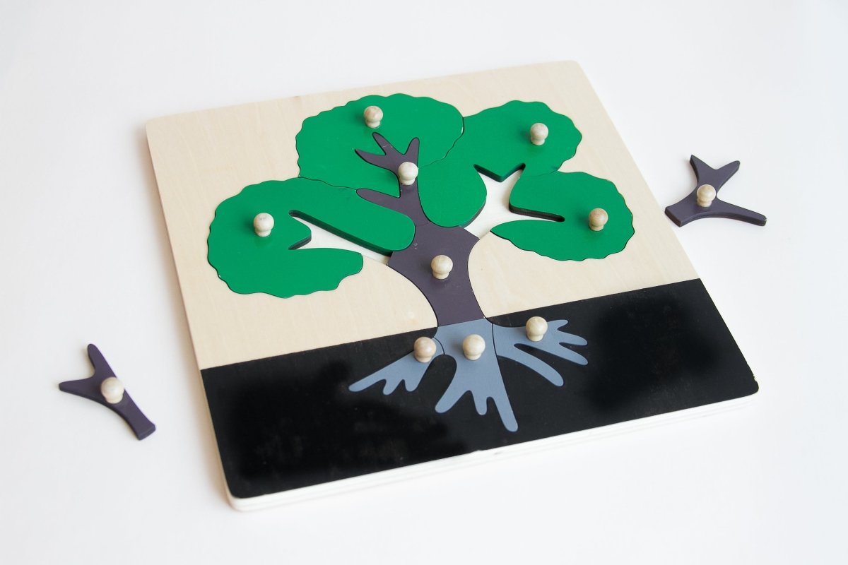 Rompecabezas de Madera Montessori – Juego Educativo de Lógica y Paciencia - Aipai