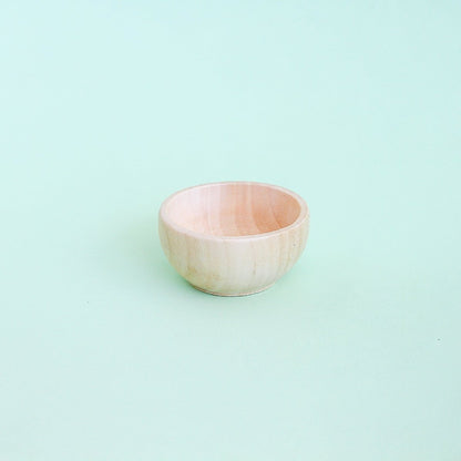 Cuenco de Madera Natural – Ideal para Juegos Sensoriales y Montessori - Se puede pintar - Aipai