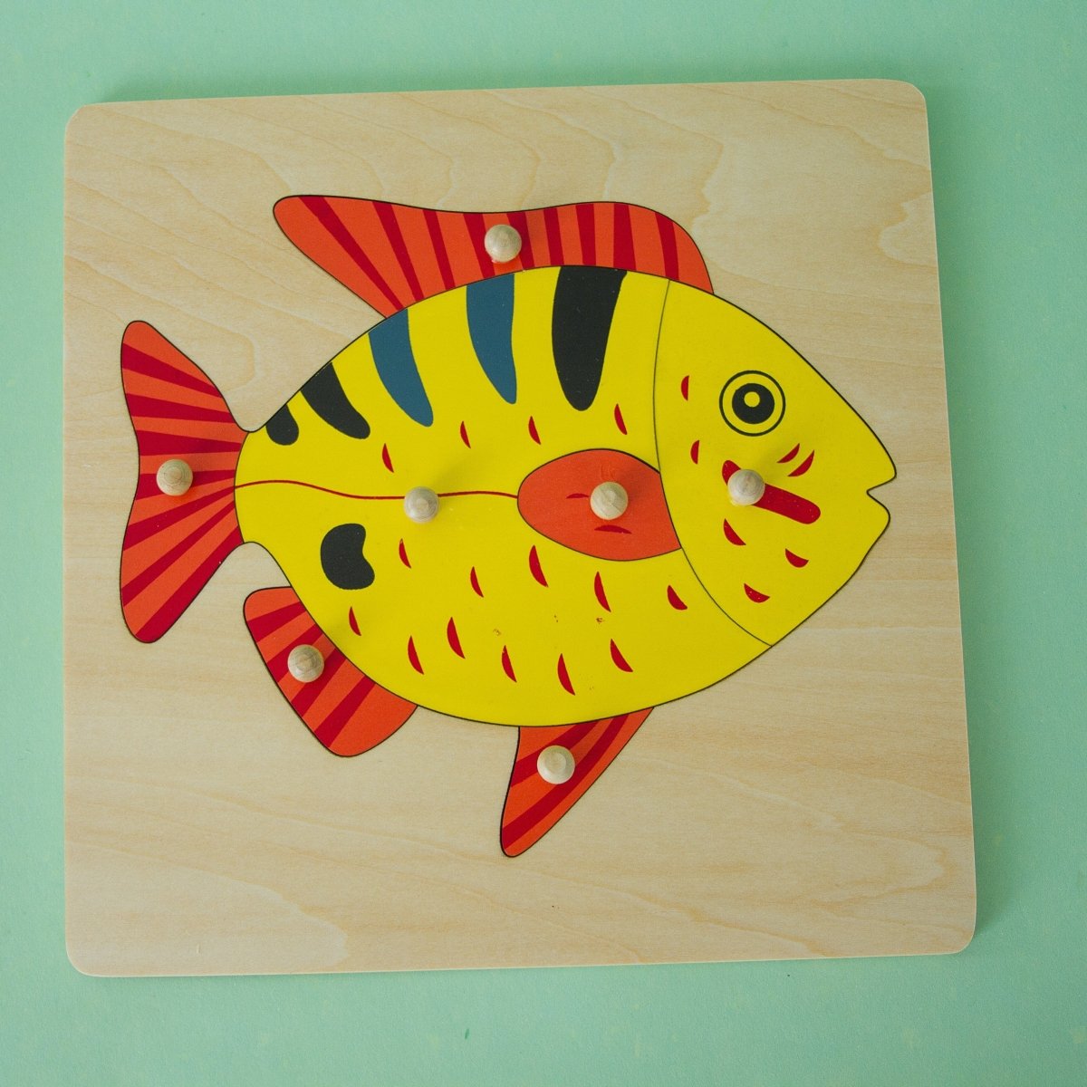 Rompecabezas de Madera Montessori – Juego Educativo de Lógica y